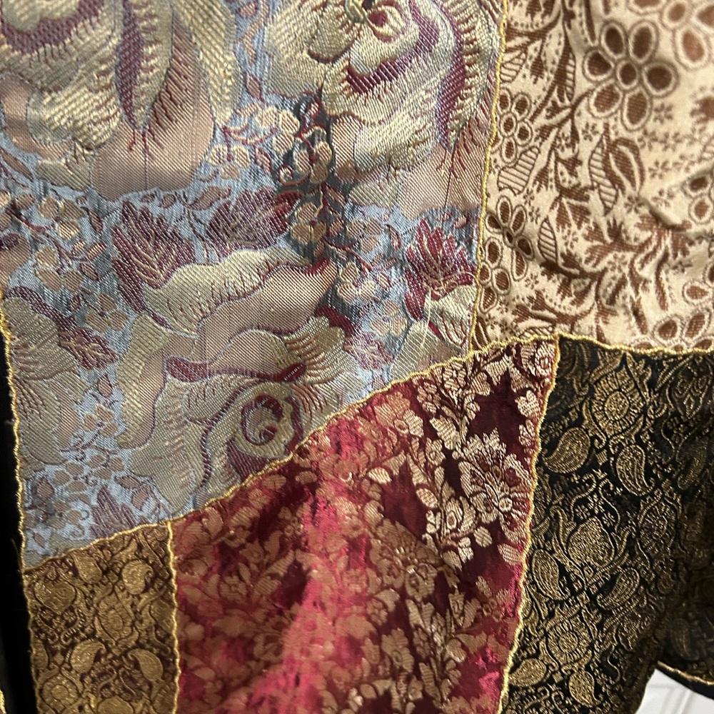 Soft Surroundings Multicolor Patchwork Coat - image 5